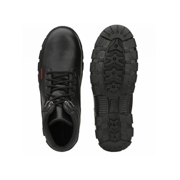 Kavacha Graphene Pure Leather Steel Toe Black Safety Shoe R504