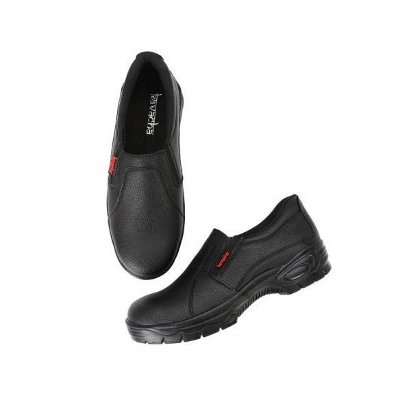 Kavacha Synthetic Steel Toe Black Safety Shoe S62