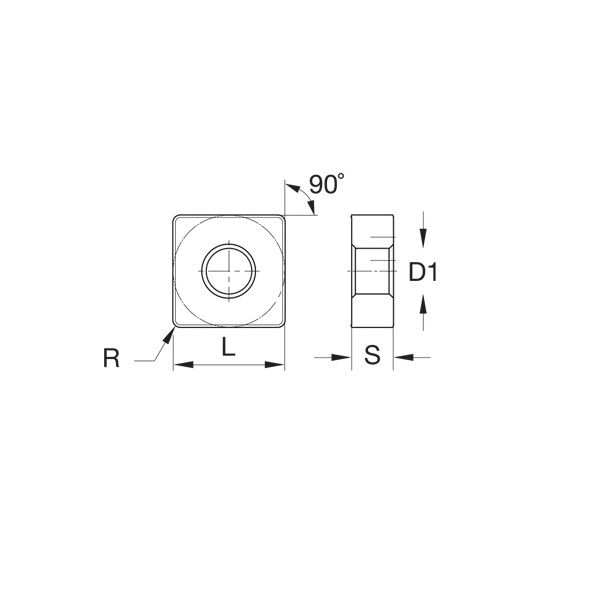 KLP Turning Insert SNMA 120408 KLP 2365 (Pack of 10)
