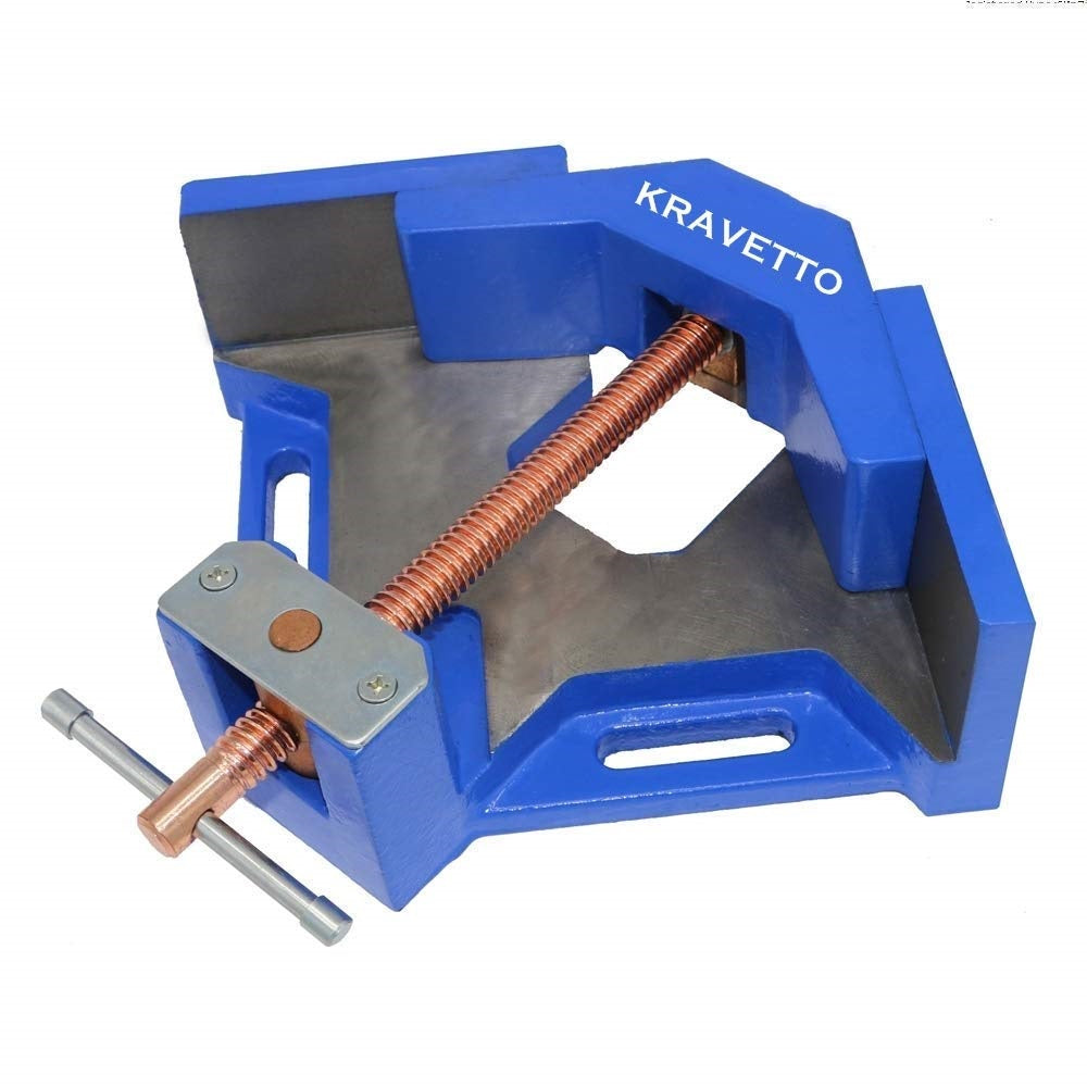 Kravetto Heavy Duty Corner Welding Clamp Vice 100 x 35mm
