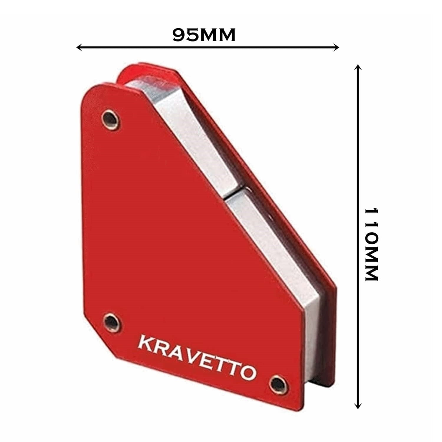Kravetto Square Magnetic Clamp with Safety Shield 110 x 95mm (Pack of 2)
