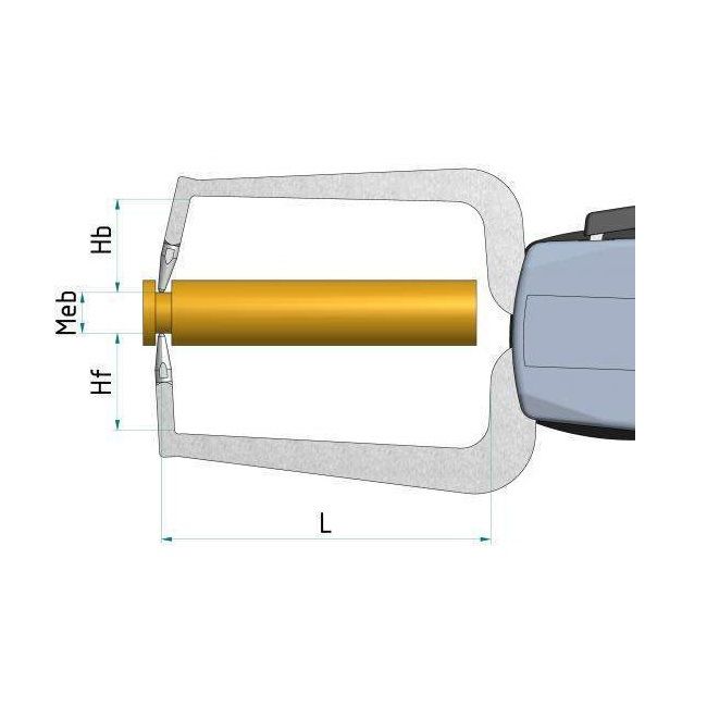 Kroeplin External Measuring Gauge 0-200mm