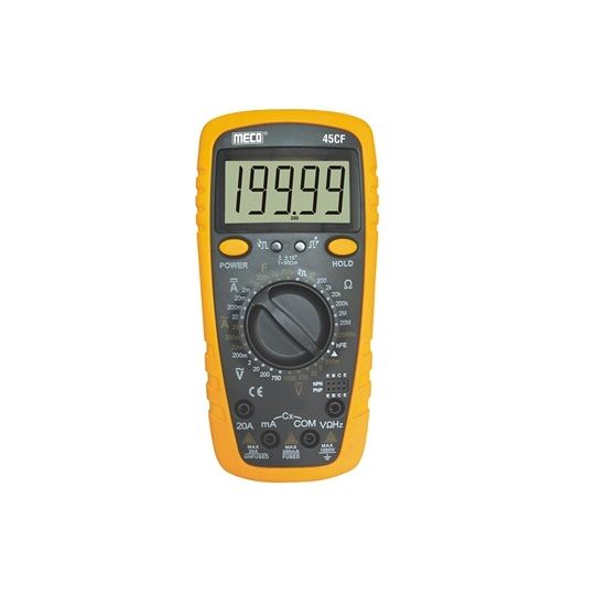 Meco 4 1/2 Digit 20000 Counts Digital Multimeter With Holster 45CF