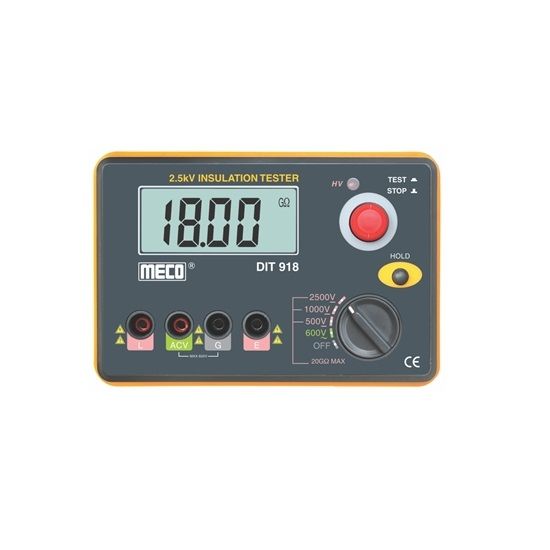 Meco 3 1/2 Digit 600VAC Digital Insulation Tester With AC Voltage Function DIT918