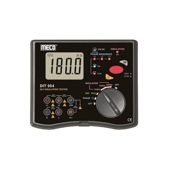 Meco 3 1/2 Digit 600VAC Digital Insulation Tester With AC Voltage Function DIT 954