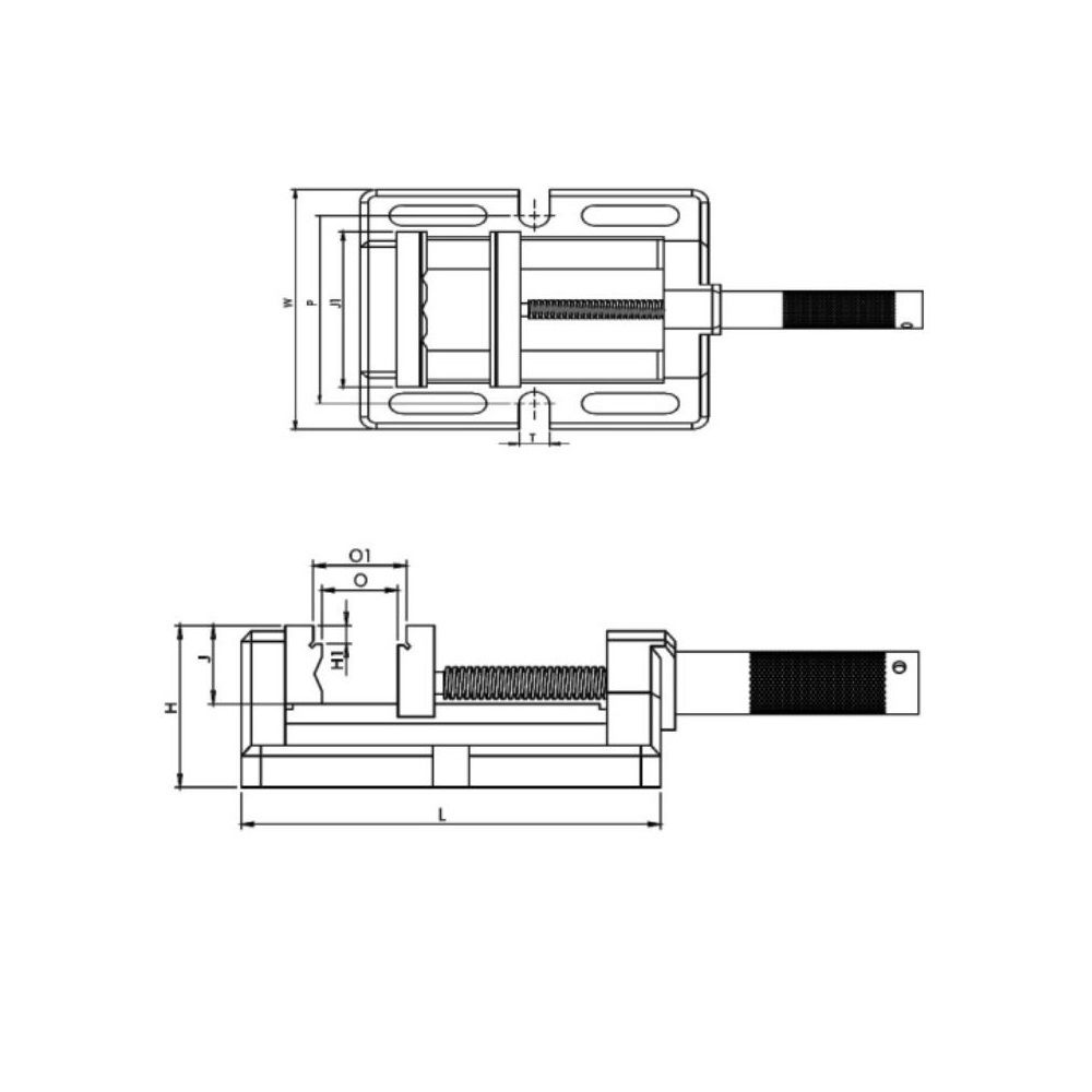 Nicon Drill Press Vise N-167 DPV100