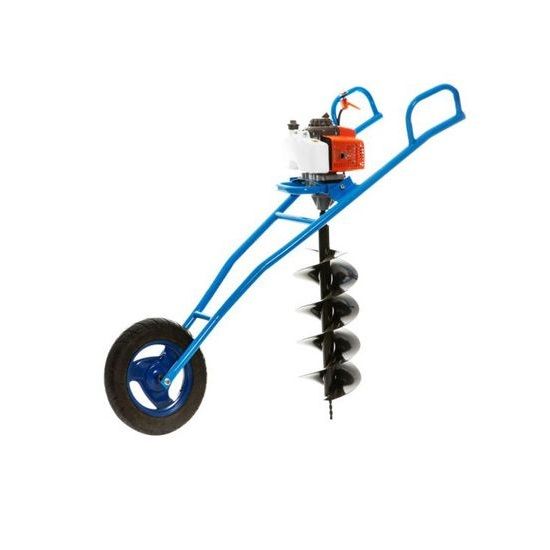 Poonia Earth Auger 2 Stroke 63CC with Trolley EA63T