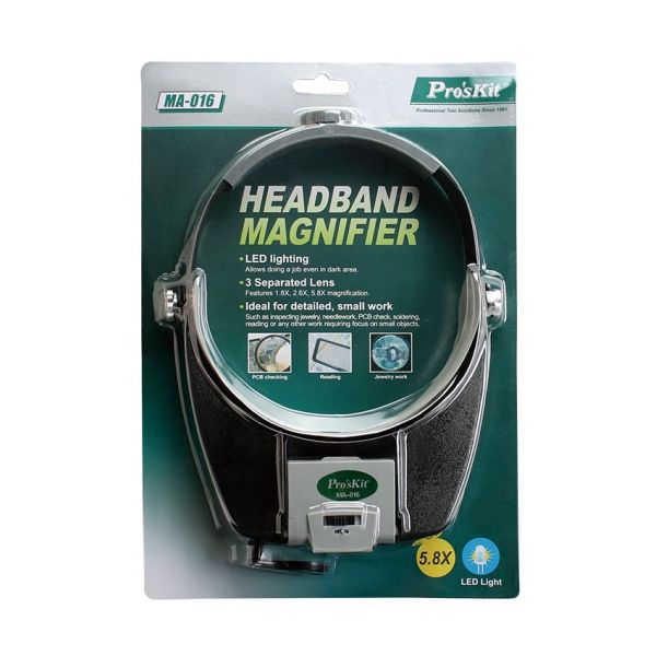 Proskit Headband Magnifier MA-016