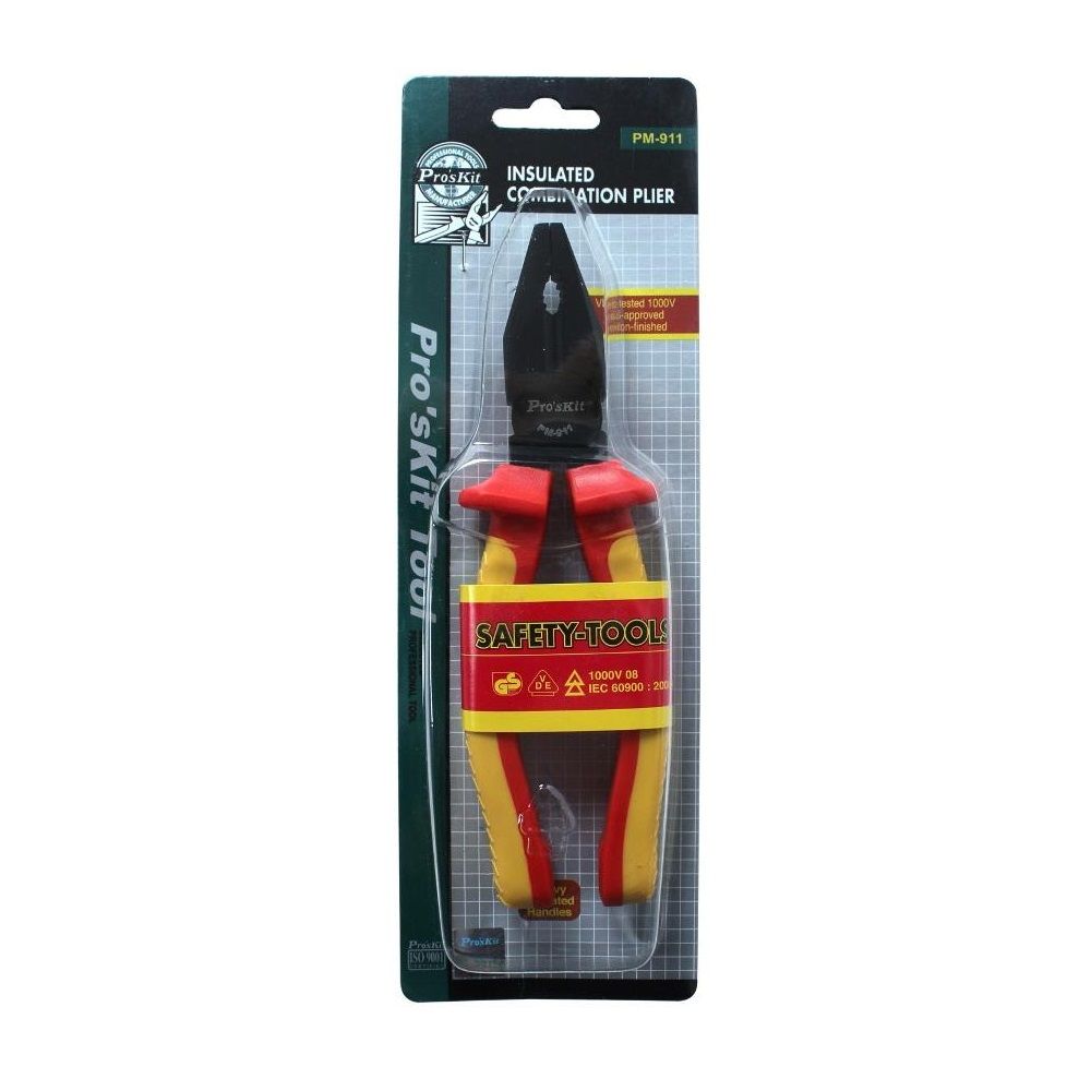 Proskit Insulated Combination Plier 195mm PM-911