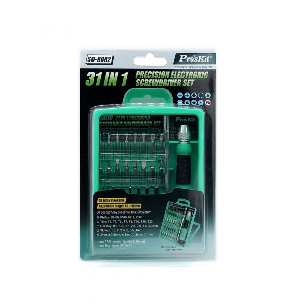 Proskit 31 In 1 Precision Electronic ScrewDriver Set SD-9802