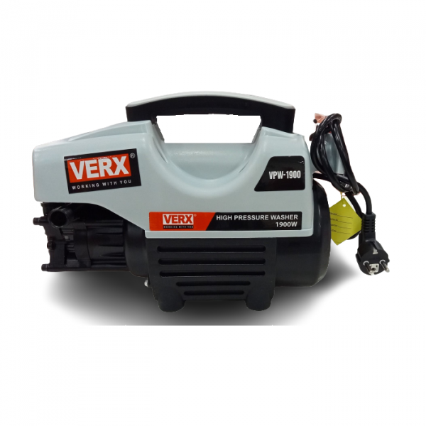 VERX High Pressure Washer 1900W 130 Bar Portable Home Car Wash Machine With Jet Sprayer VPW-1900