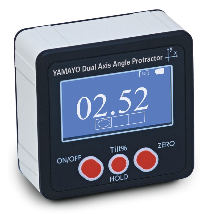 Yamayo Dual Axis Digital Angle Protractor Level 4x90° 532-90