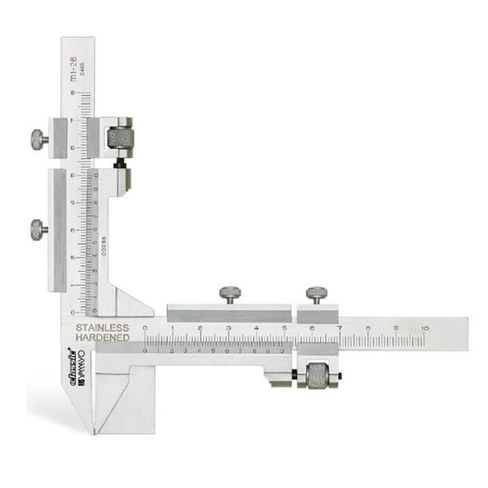 Buy Yamayo Gear Tooth Vernier Caliper M1-26mm 104-026 Online ...